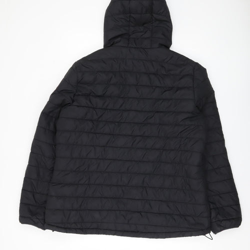 Peter Storm Women's Black Puffer Jacket, S, Hooded