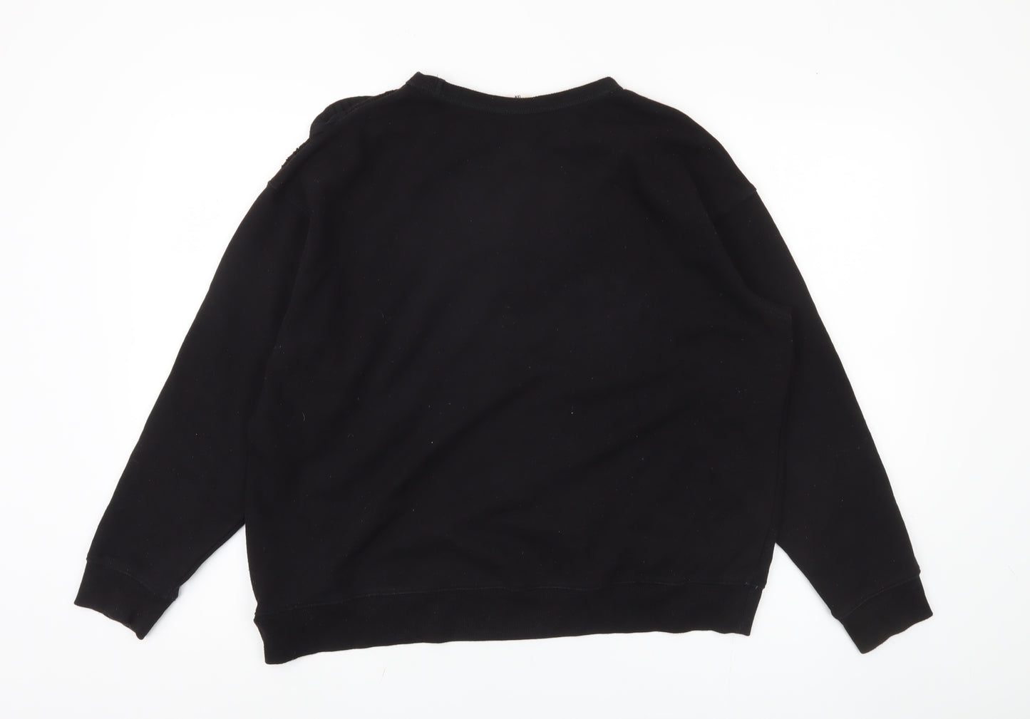 L.O.G.G Black Women's Sweatshirt Size 12 Casual Elegant
