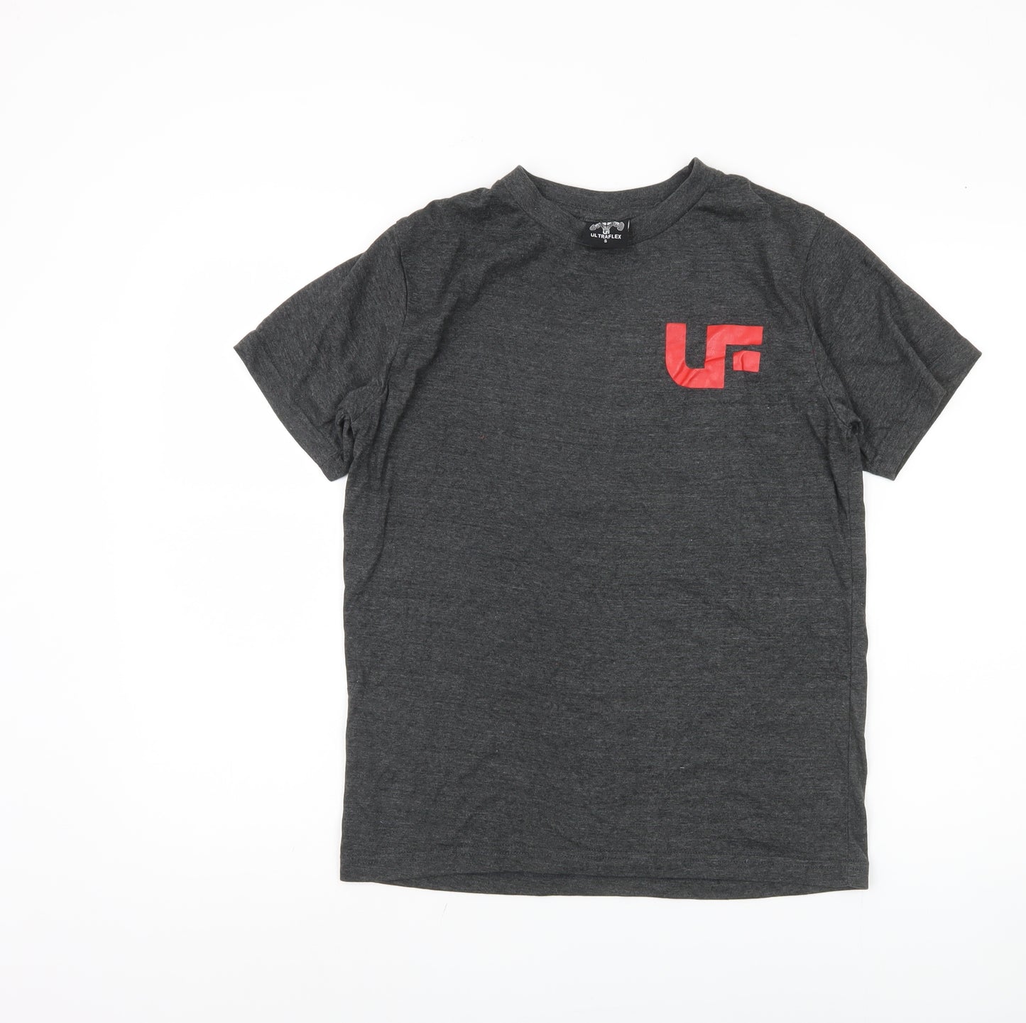 ULTRAFLEX Men's S Black Graphic Sports T-Shirt