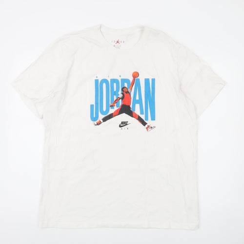 Nike Men’s White XL Sports Graphic T-Shirt