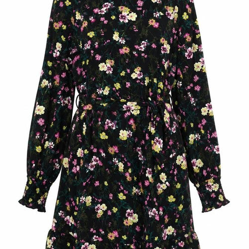 Oasis Women's Multicoloured Floral Fit & Flare Dress S