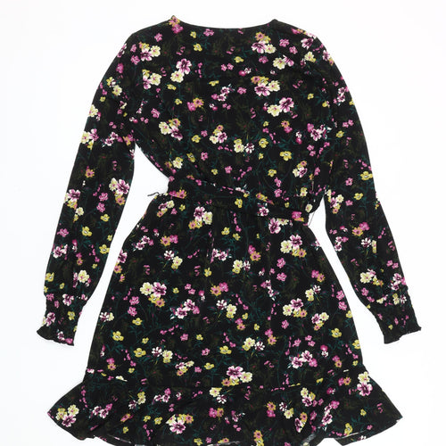 Oasis Women's Multicoloured Floral Fit & Flare Dress S
