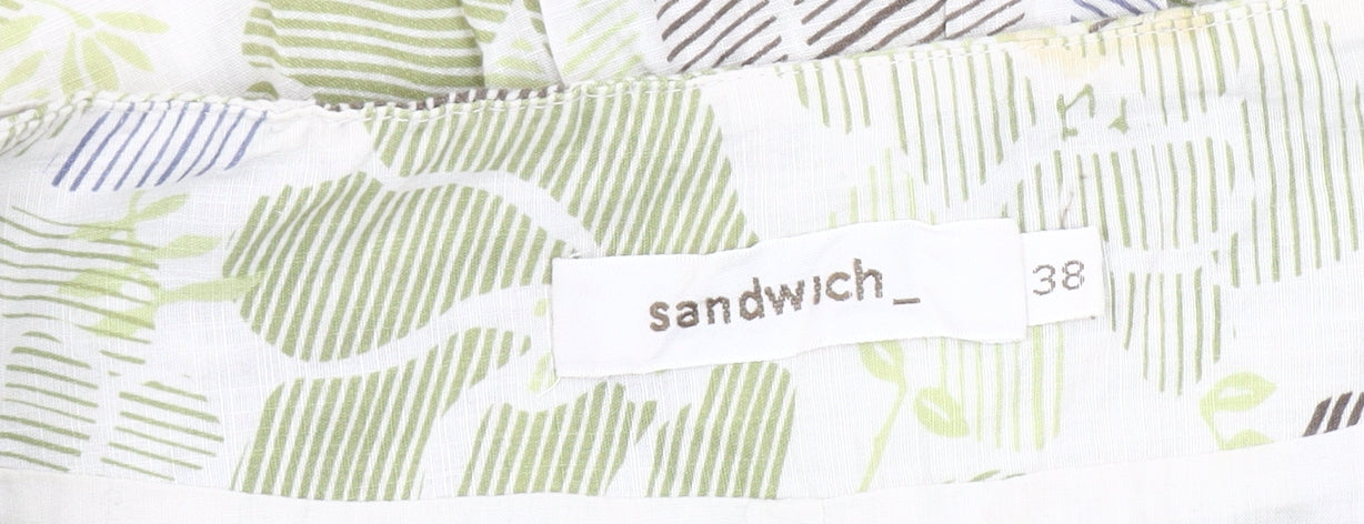 Sandwich Women's Floral A-Line Skirt, Size 10