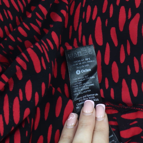 Marks & Spencer Women's Red Animal Print Dress