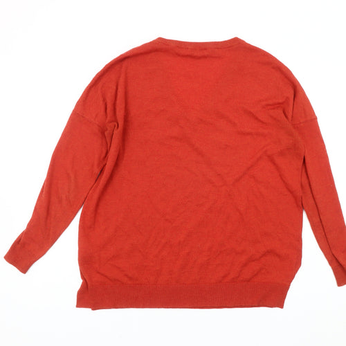 Warehouse Women's Red Pullover Jumper Size 10
