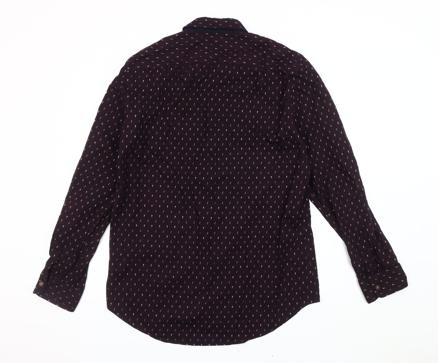 River Island Men's Black Graphic Print Shirt, L