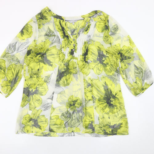 Marks and Spencer Women's Floral Blouse, Size 14