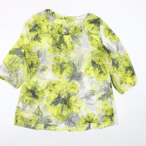 Marks and Spencer Women's Floral Blouse, Size 14