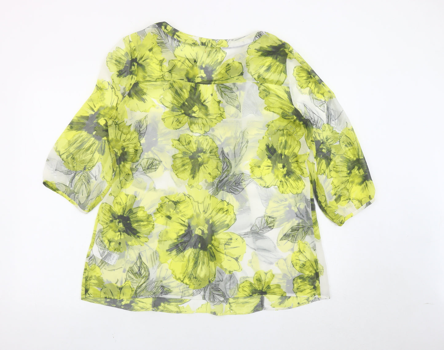 Marks and Spencer Women's Floral Blouse, Size 14