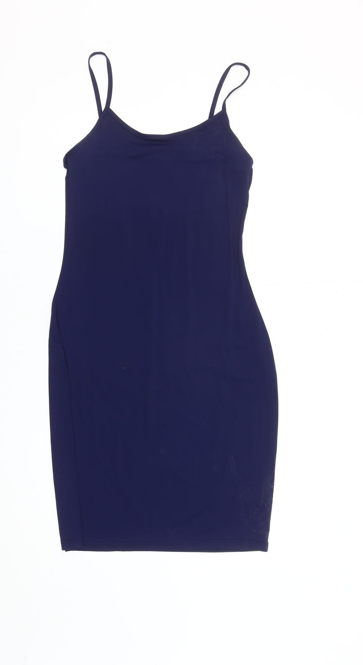 Karen Millen Women’s Blue Slip Dress S