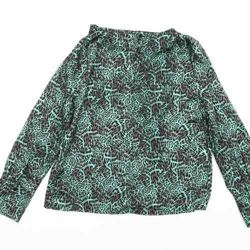 Marks and Spencer Animal Print Blouse Size 8