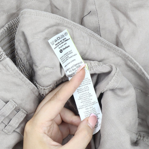 Marks & Spencer Women's Beige A-Line Skirt Size 10