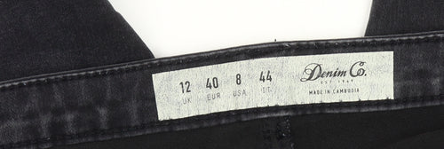 Denim Co. Women's Black Skinny Jeans Size 12