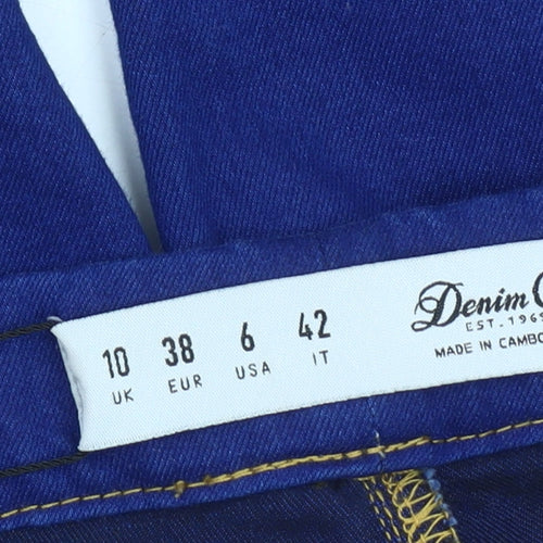 Denim Co. Women's Blue Skinny Jeans Size 10