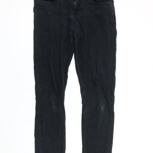 Denim Co Men's Black Skinny Jeans, Size 28