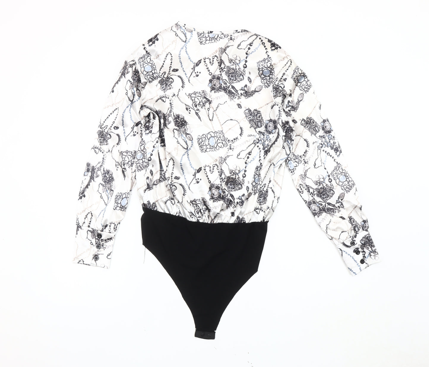 I SAW IT FIRST Women's Multicoloured Floral Bodysuit Size 10