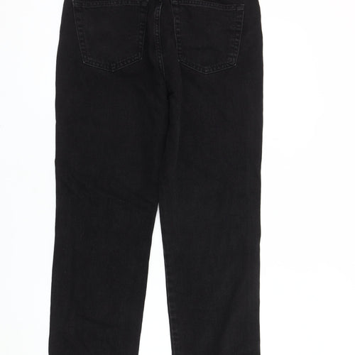 Denim Co Women Black Straight Jeans UK 12 New