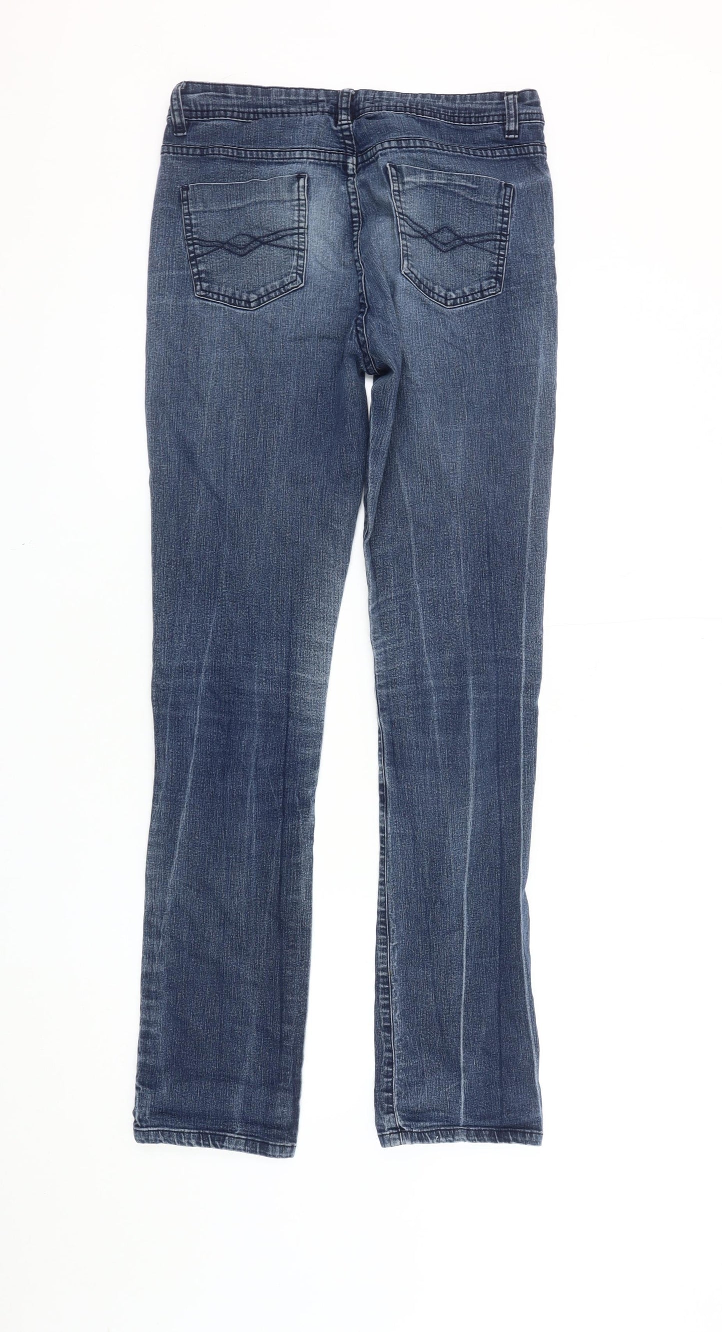 Papaya Women's Blue Straight Jeans Size 12