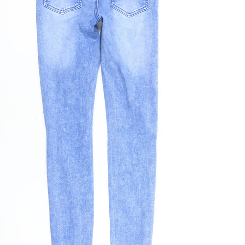 New Look Women's Blue Skinny Jeans Size 8