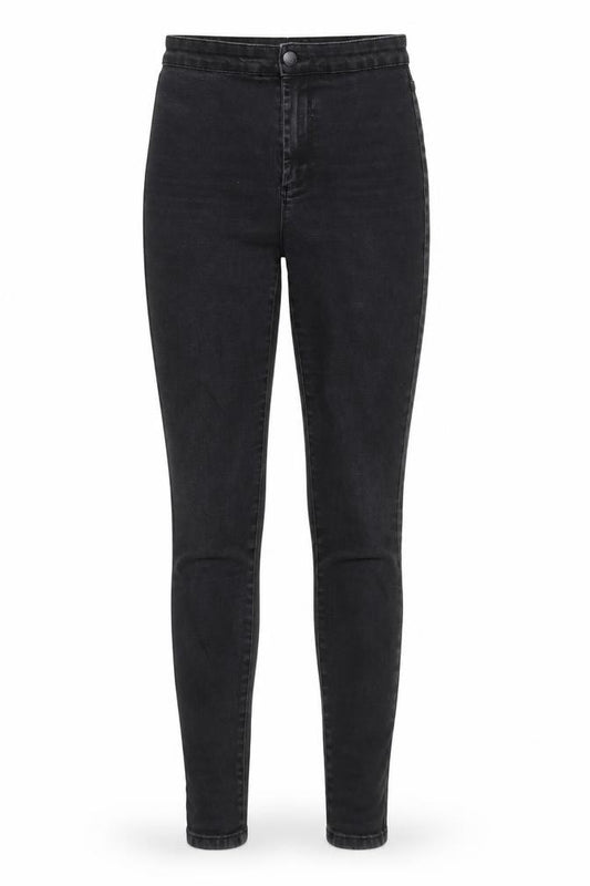Front view of Denim Co. Black Slim Jegging Jeans, size S