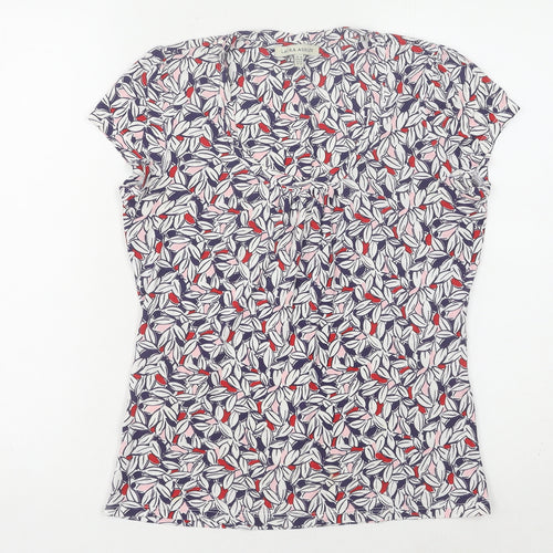 Laura Ashley Women's Multicoloured Floral T-Shirt, Size 10