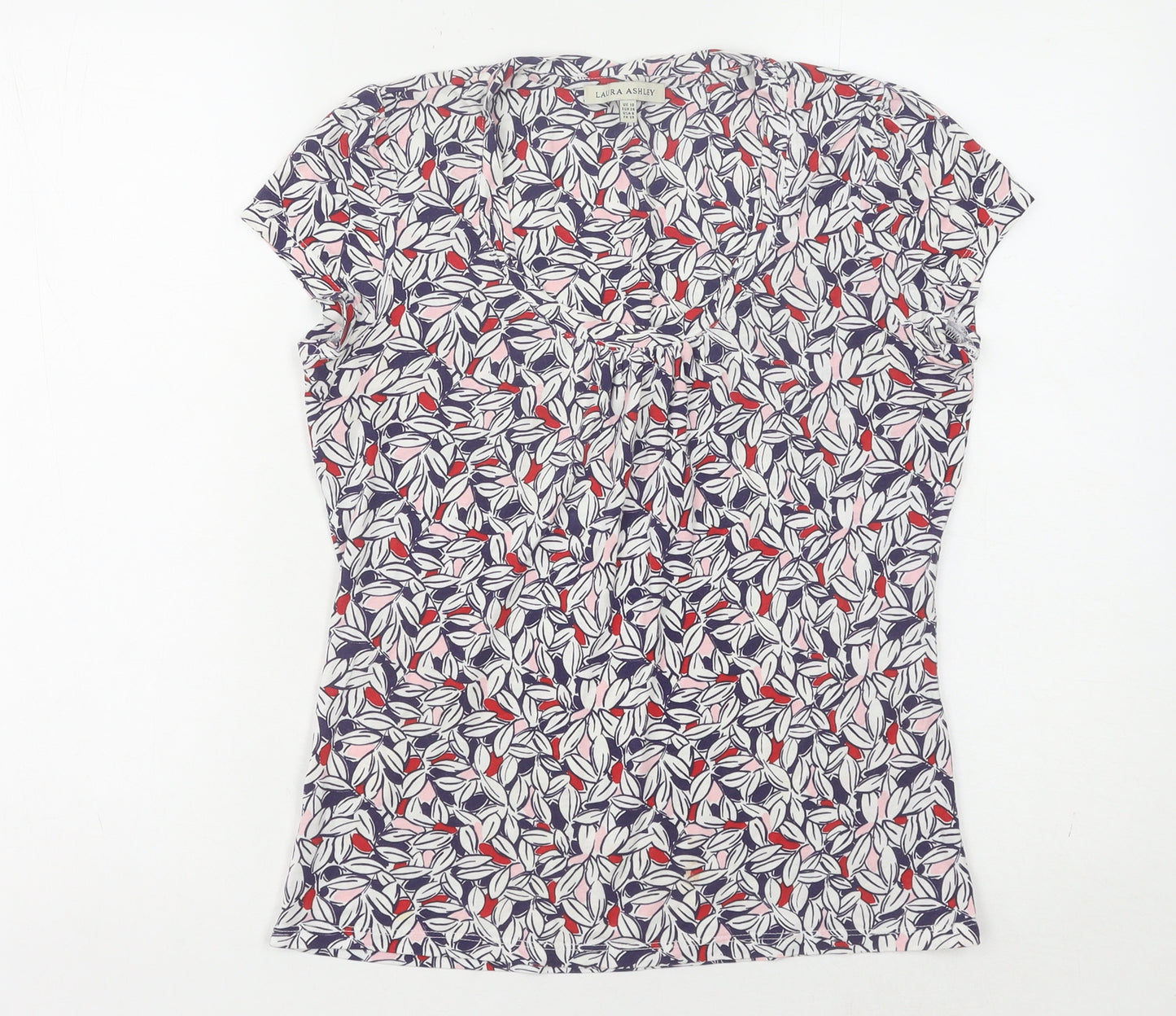 Laura Ashley Women's Multicoloured Floral T-Shirt, Size 10