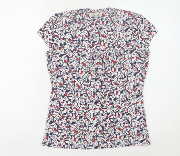 Laura Ashley Women's Multicoloured Floral T-Shirt, Size 10