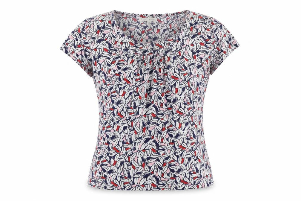 Laura Ashley Women's Multicoloured Floral T-Shirt, Size 10