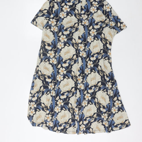 Fat Face Women's Multicoloured Floral Dress Size 12