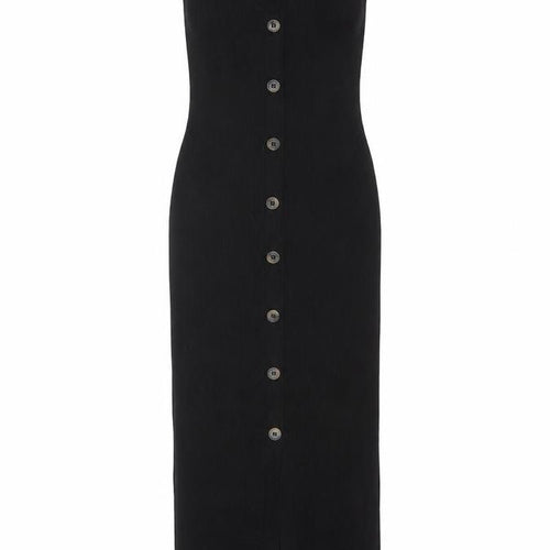 Bershka Women's Black Long Bodycon Dress Size 8