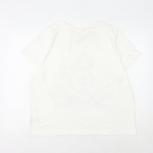 Disney Women's White Minnie Mouse T-Shirt Size 18