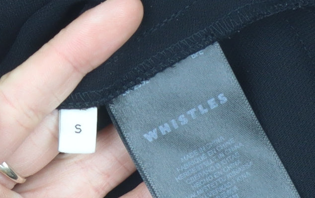 Whistles Women's Black Shift Dress Small