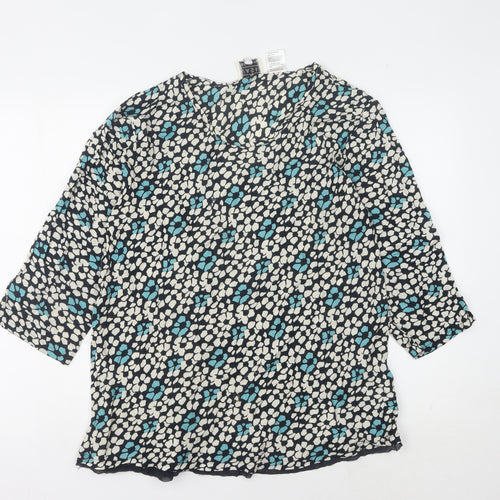 Masai Women's Multicoloured Floral Blouse, Size L
