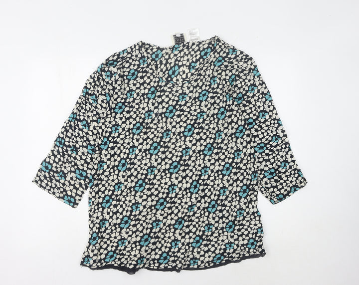Masai Women's Multicoloured Floral Blouse, Size L