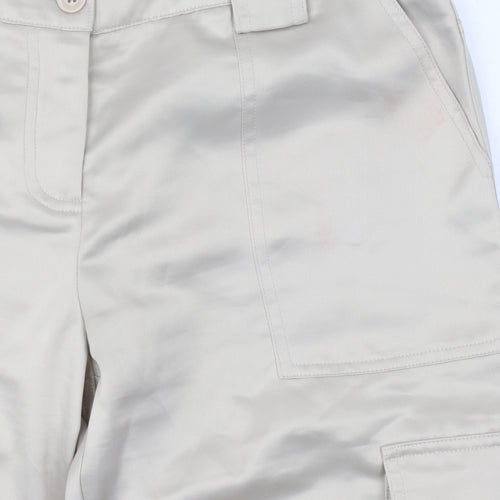 Kenar Womens Beige Cargo Trousers Size 12 Regular