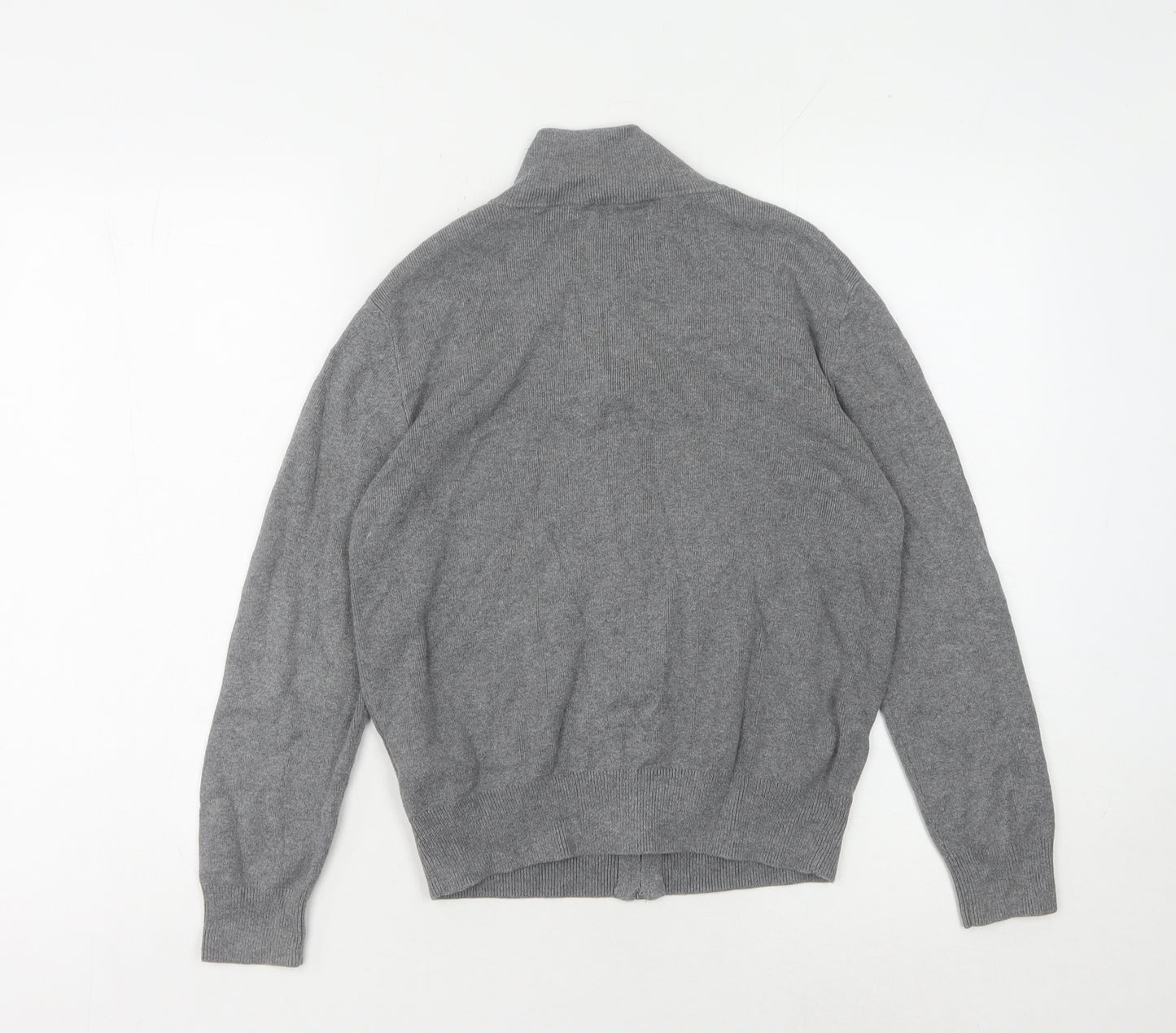 Ralph Lauren Boys Grey Full Zip Jumper - Size 10-11 Years