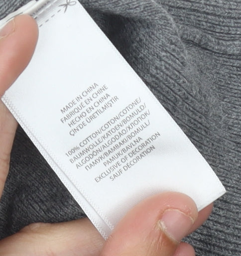 Ralph Lauren Boys Grey Full Zip Jumper - Size 10-11 Years