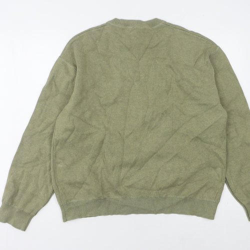 Zara Women's Green Pullover Jumper, Size 12