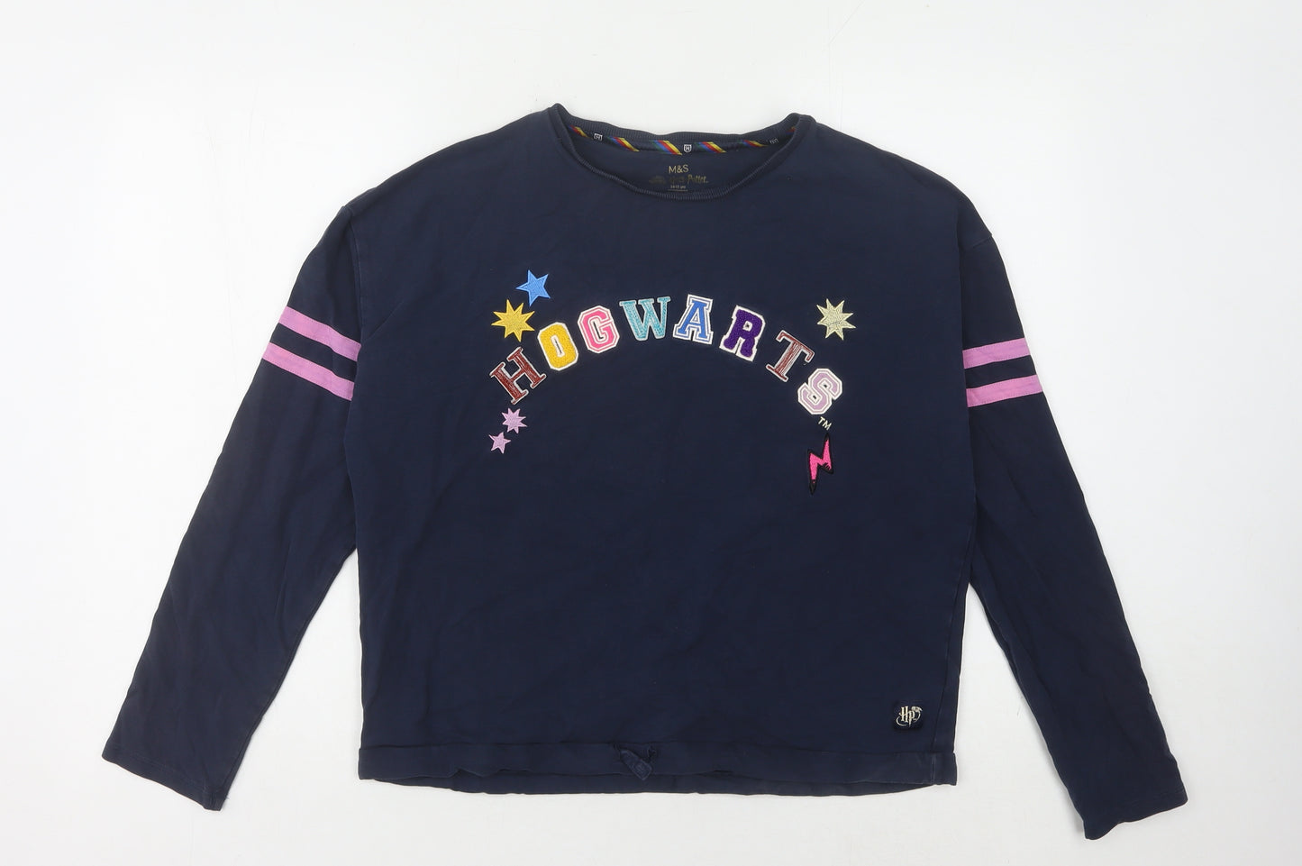 Marks and Spencer Girls Blue Harry Potter Sweatshirt 14-15 Years