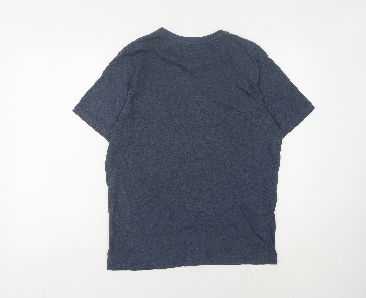 Farah Men's Blue Medium Crew Neck T-Shirt