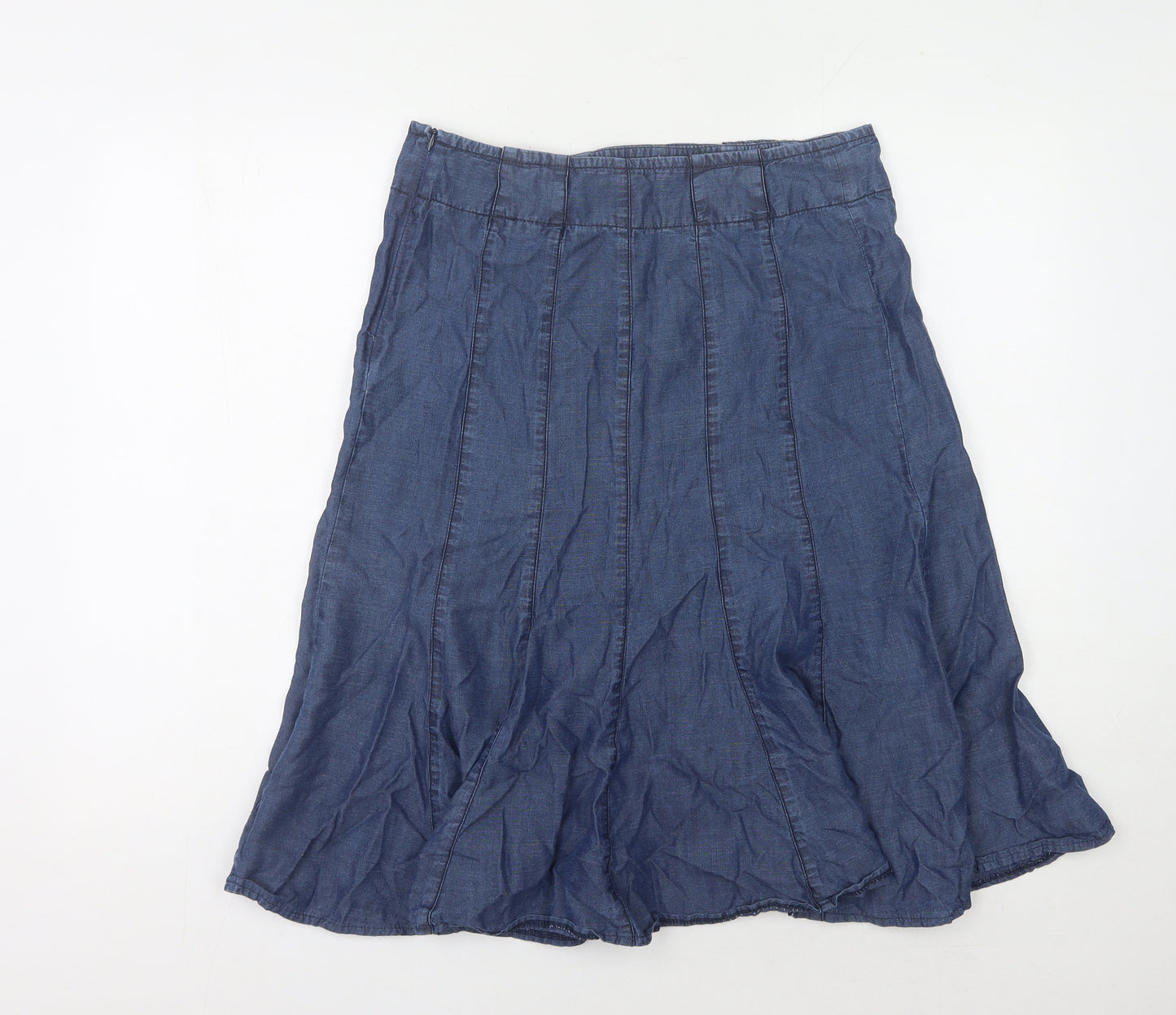 Gerard Darel Women's Blue Flare Skirt Size 12