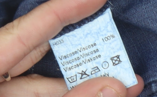 Gerard Darel Women's Blue Flare Skirt Size 12