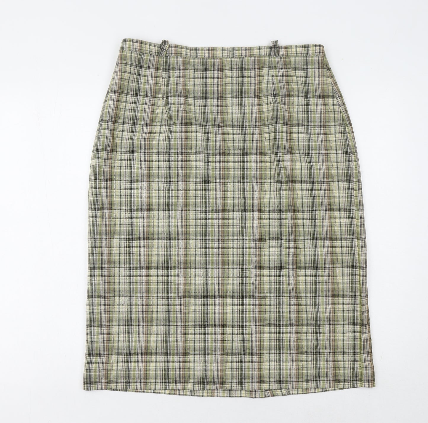 Holmewood Women's Multicoloured Check Skirt Size 16