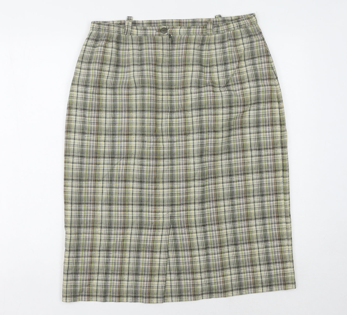 Holmewood Women's Multicoloured Check Skirt Size 16