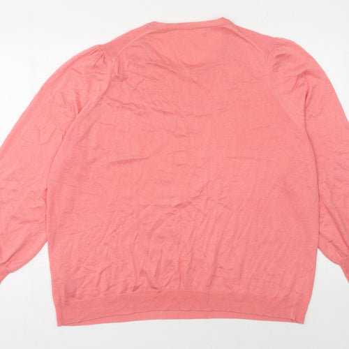 Next Women Pink XL Crew Neck Jumper