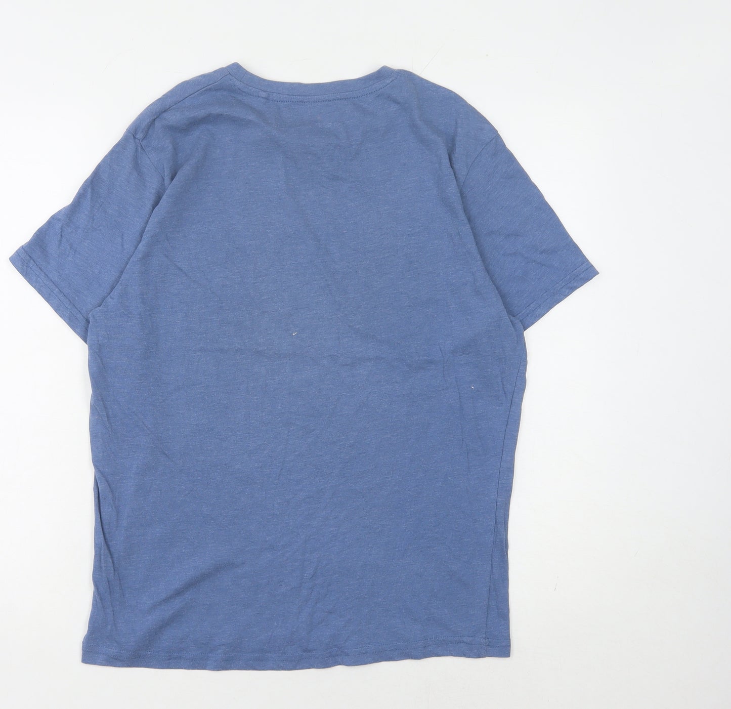 Farah Men's Blue Medium Crew Neck T-Shirt