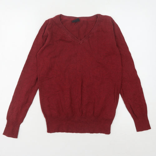 Cubus Women’s Red V-Neck Pullover Jumper L