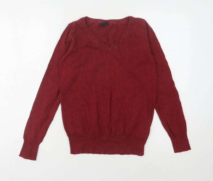 Cubus Women’s Red V-Neck Pullover Jumper L