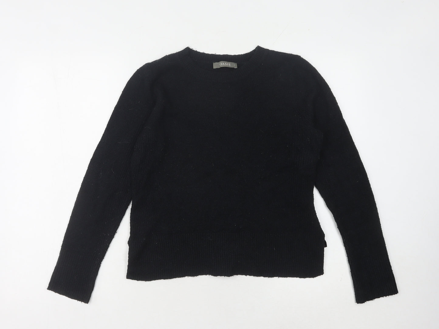 Oasis Women's Black Pullover Jumper, Size S