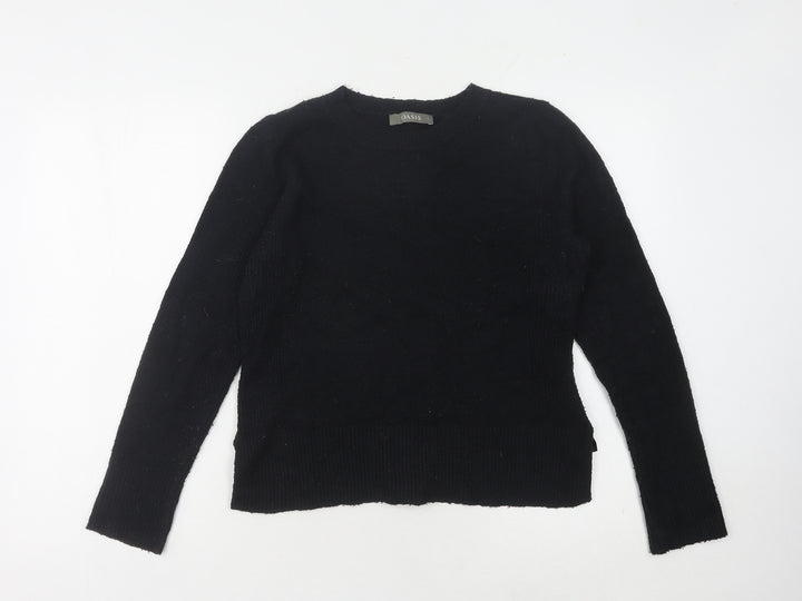 Oasis Women's Black Pullover Jumper, Size S